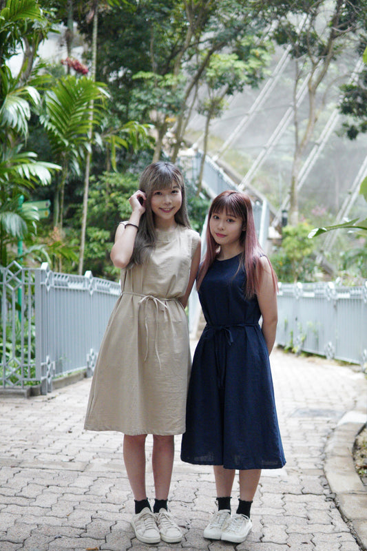 圓領口袋背心OPS | 可可 (現貨)