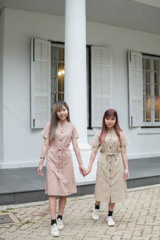 亨利領鈕扣口袋OPS | 可可 (現貨)