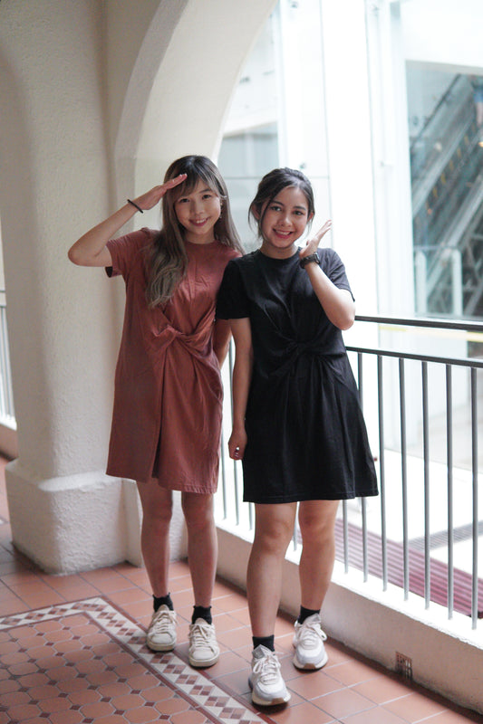 圓領扭結OPS | 黑 (現貨)