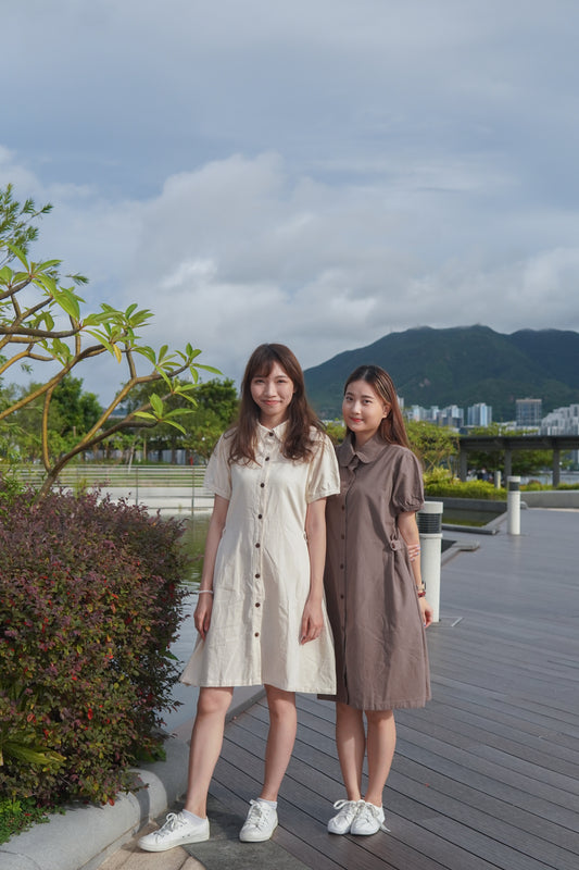 側鈕口袋OPS | 淺杏 (現貨)