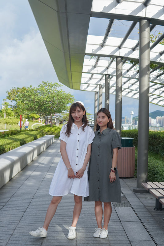 側鈕口袋OPS | 白 (現貨)