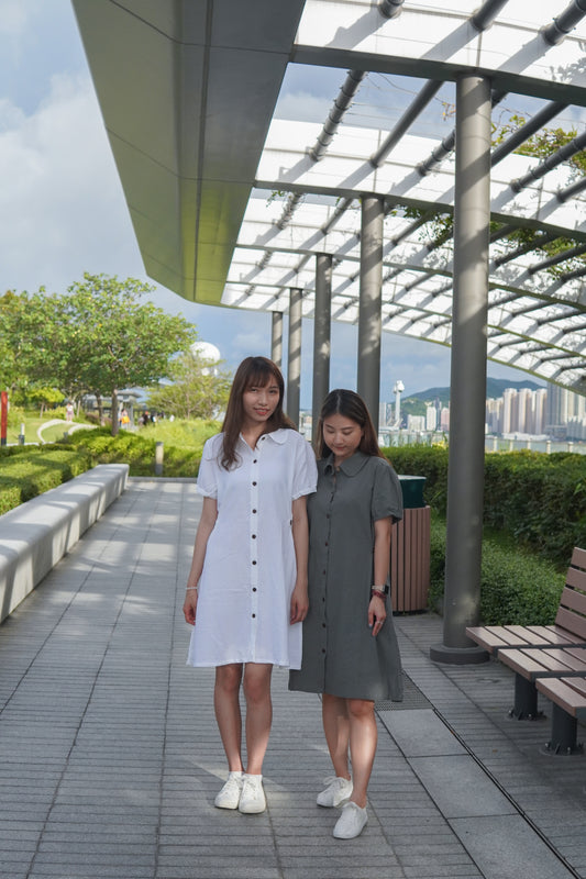 側鈕口袋OPS | 灰綠 (現貨)