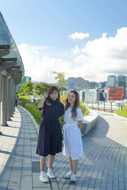 工裝橡筋腰口袋OPS | 深藍 (現貨)