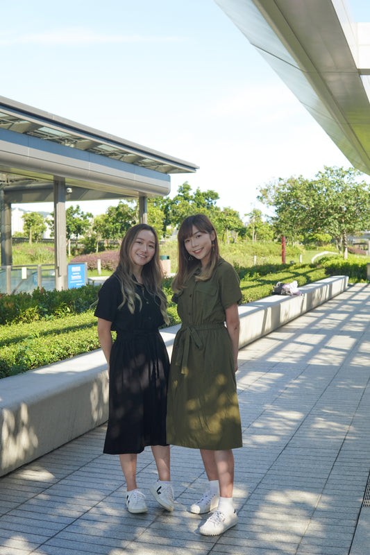 工裝橡筋腰口袋OPS | 橄欖綠 (現貨)