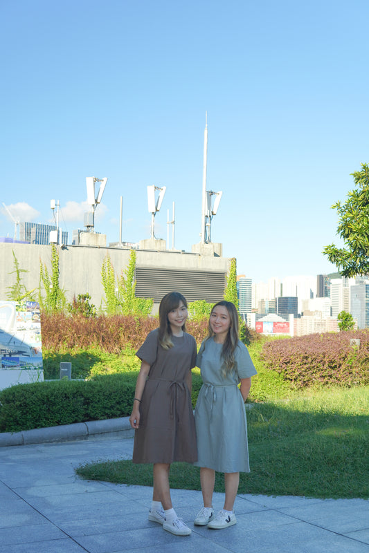 圓領口袋OPS | 棕啡 (現貨)