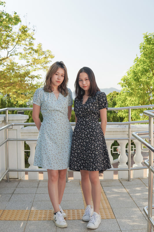 灰紫橘小花束OPS | 淡霧綠 (現貨)