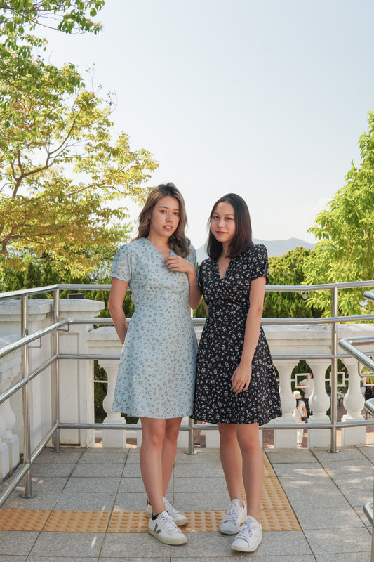 灰紫橘小花束OPS | 黑 (現貨)